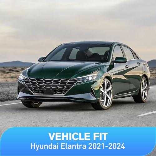 Image of Nilight in-Channel Rain Guards for Hyundai Elantra 2021-2025 4PCS