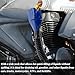 SWPHRT 5PCS Retractable Car Funnel, Flexible Wide Mouth Snap Oil Change Funnel for Filling Gasoline, Coolant, Diesel, Spill-Free Automotive Draining Tool, Universal for Motorcycle SUV Sedan