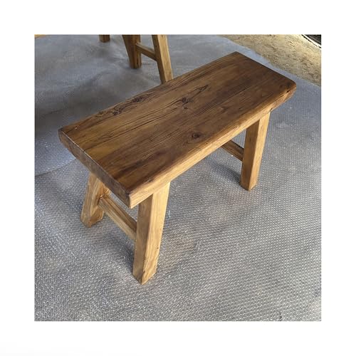 Banc à chaussures bois massif pour optimiser et ranger une entrée étroite - 2