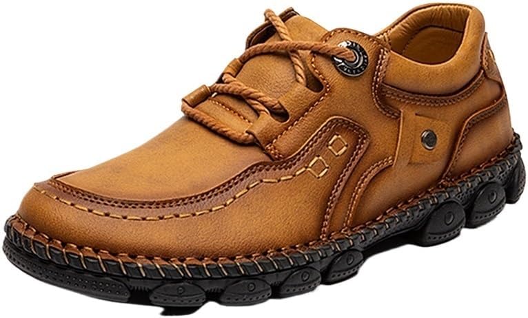 Shoes Men's Low-top Thick-soled Lace-up Casual Shoes Retro Soft-soled Oxford Shoes for Travel Driving Men Comfortable Breathable Shoes(white-Dinosaur Doodle4,9.5)