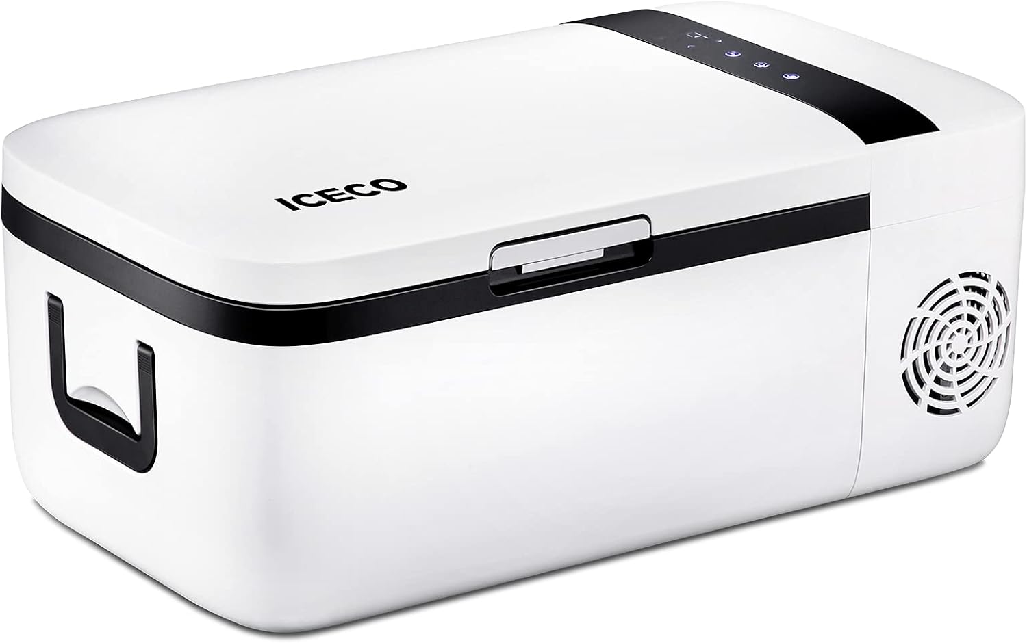 ICECO T12 Portable Refrigerator, Touch Control, Car Freezer (14 Quart), Touch Screen, DC 12/24 V, AC 110-240V, 0℉ to 50℉, Home & Car Use : Automotive