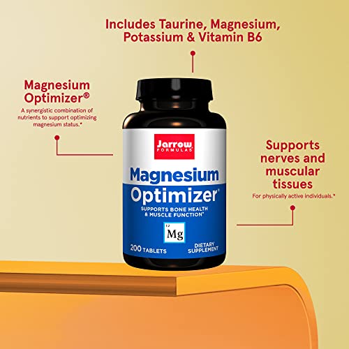 Jarrow Formulas Magnesium Optimizer, Important for Bone Health, 200 Tablets - Image 6
