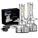 INFITARY H4/9003/HB2 LED Headlight Bulbs Hi/Lo Beam Conversion Kit 10000LM 6500K Super Bright White High Low Dual Beam Plug&Play Car Motorcycle Replacement Headlamp