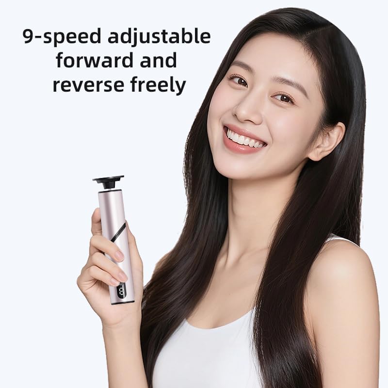 Foldable Foot Callus Remover Tool Electric-Professional Aluminum Callus Remover for Feet-Stepless Speed Control Pedicure Tools for Dead Skin with 20pcs Sandpaper Discs - Image 5