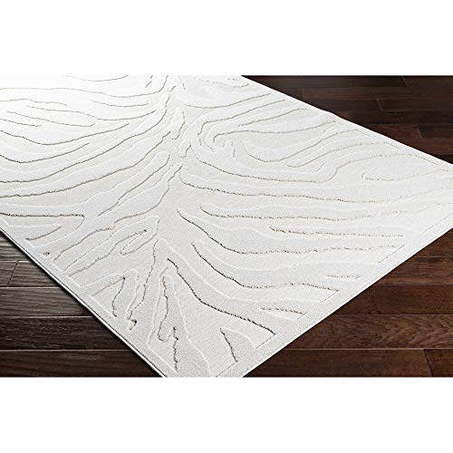 Tapete exterior texturizado Livabliss Zandy 7'x10' crema miniatura 3