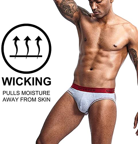 Skysper Men's Jockstrap Cotton Stretch Jock Straps Male Underwear #TOP6