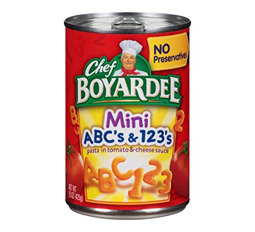 abc chef boyardee - Chef Boyardee Mini Bites ABC's & 123's 15 oz (Pack of 12)