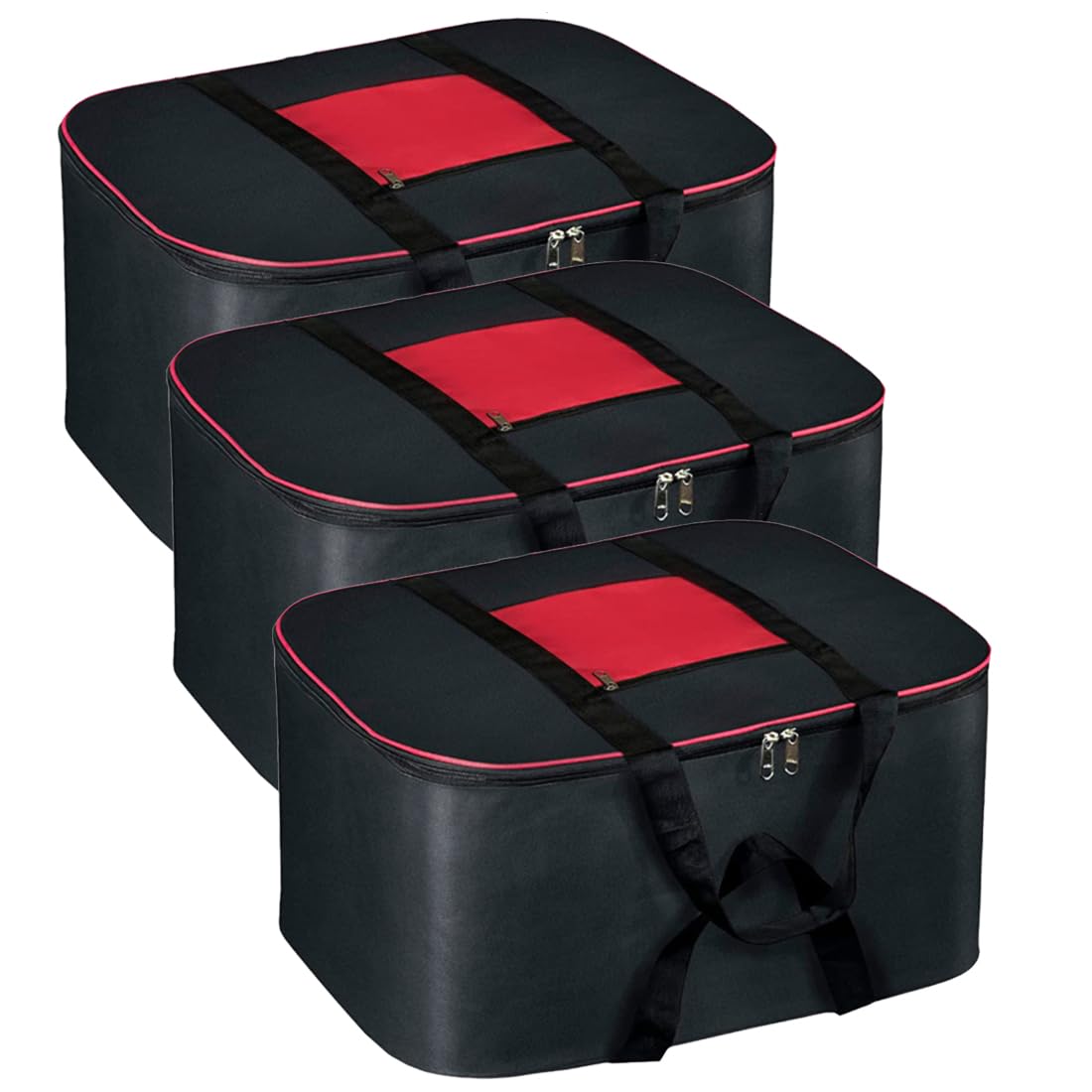 See full amazon price history chart for AARON INC 3-Pack Nylon Storage Bag Moisture Proof Clothes Organizer with Zipper Closure and Handle Large Size Underbed Storage Bags Space Saver Wardrobe Organiser set (54x46x28 cm, Black) AARON INC 3-Pack Nylon Storage Bag Moisture Proof Clothes Organizer with Zipper Closure and Handle Large Size Underbed Storage Bags Space Saver Wardrobe Organiser set (54x46x28 cm, Black) (B0CY2PVDD6) Amazon Price History, Amazon Price Tracker