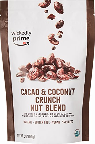 Wickedly Prime Organic Sprouted Nut Blend, Cacao & Coconut Crunch, 6 Ounce