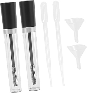 Beavorty 2 Conjuntos De Kits DIY Recipiente De Cílios Recipiente Transparente Recipiente De Rímel Recipiente De Creme De Transferência Frasco De Cílios Tubo De Rímel Vazio Para Recipiente