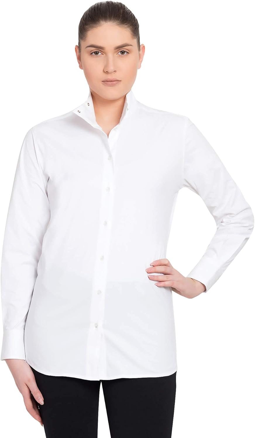TuffRider Women's Starter Long Sleeve Show Shirt : Clothing, Shoes & Jewelry