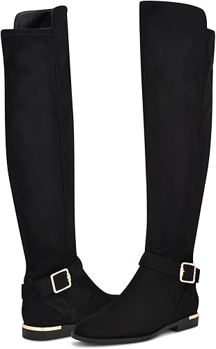 Nine West Women's Andone2 Wide Calf Boot, Black 001, 7