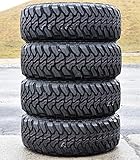 Set of 4 (FOUR) Accelera M/T-01 Mud Off-Road Radial Tires-265/60R18 265/60/18 265/60-18 110S Load Range SL 4-Ply BSW Black Side Wall