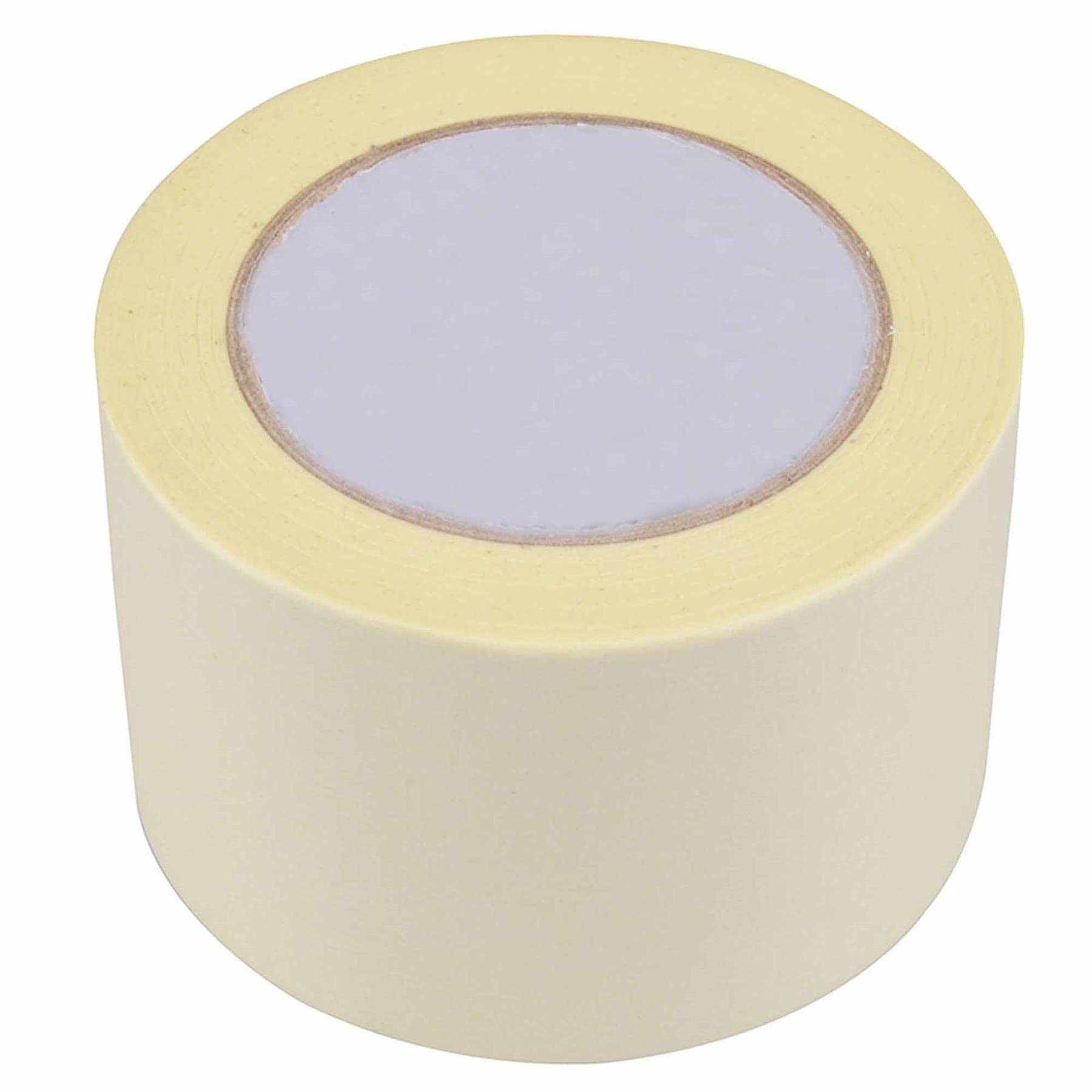 Dapetz ® Taśma maskująca, normalna taśma malarska, 75 mm x 50 m, taśma maskująca do użytku wewnątrz i na zewnątrz, samoprzylepna taśma malarska, taśma maskująca do dekoracji modeli ścian (biała) - 24