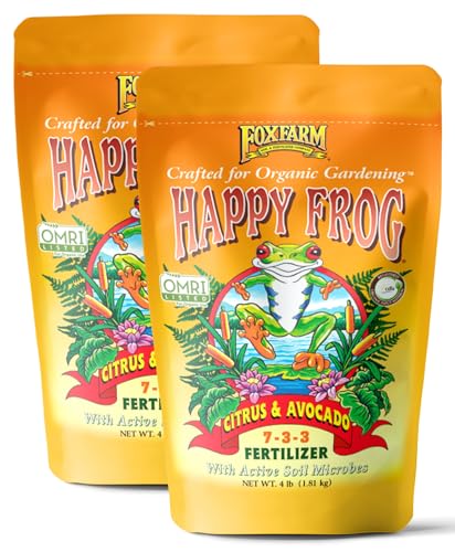 Fertilizante FoxFarm Happy Frog para cítricos y aguacate 4 lb pack 2 miniatura 1
