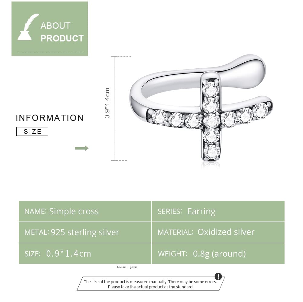 YCTTKDD Damen-Ohrringe aus 925er-Sterlingsilber mit Zirkon-Blitz