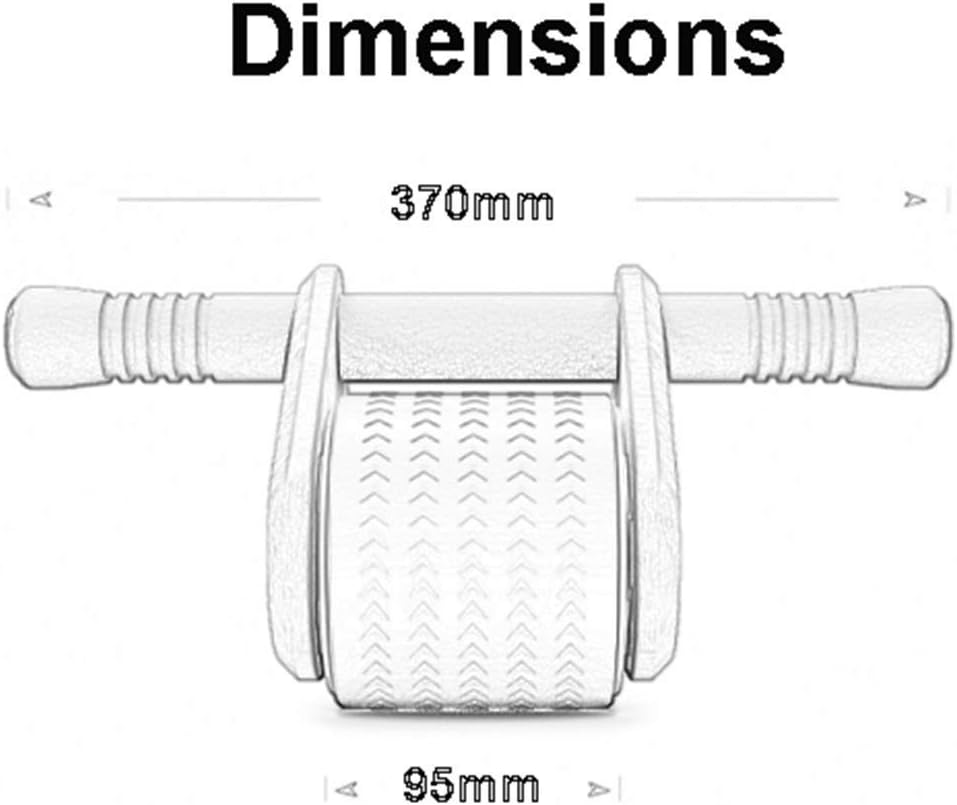 Abdominal Muscle Wheel - Roller, Home Abdominal Exercise Equipment Core Workout Machine Wider Roller Wheel with Resistant Band