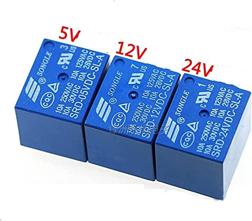 Relé SRD-48VDC-SL-C interruptor electromagnético miniatura de 48V para PCB de domótica 3