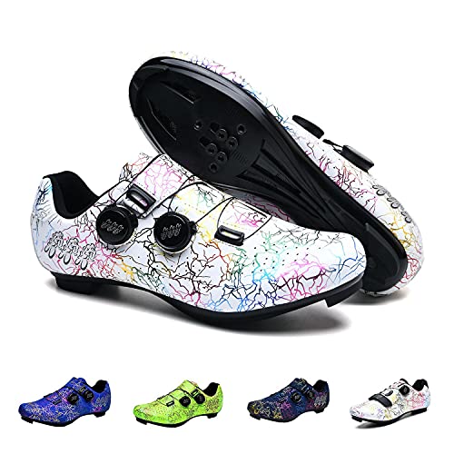 Hixingo Fahrradschuhe Unisex - Atmungsaktive MTB & Rennrad Schuhe Mit Gummisohle