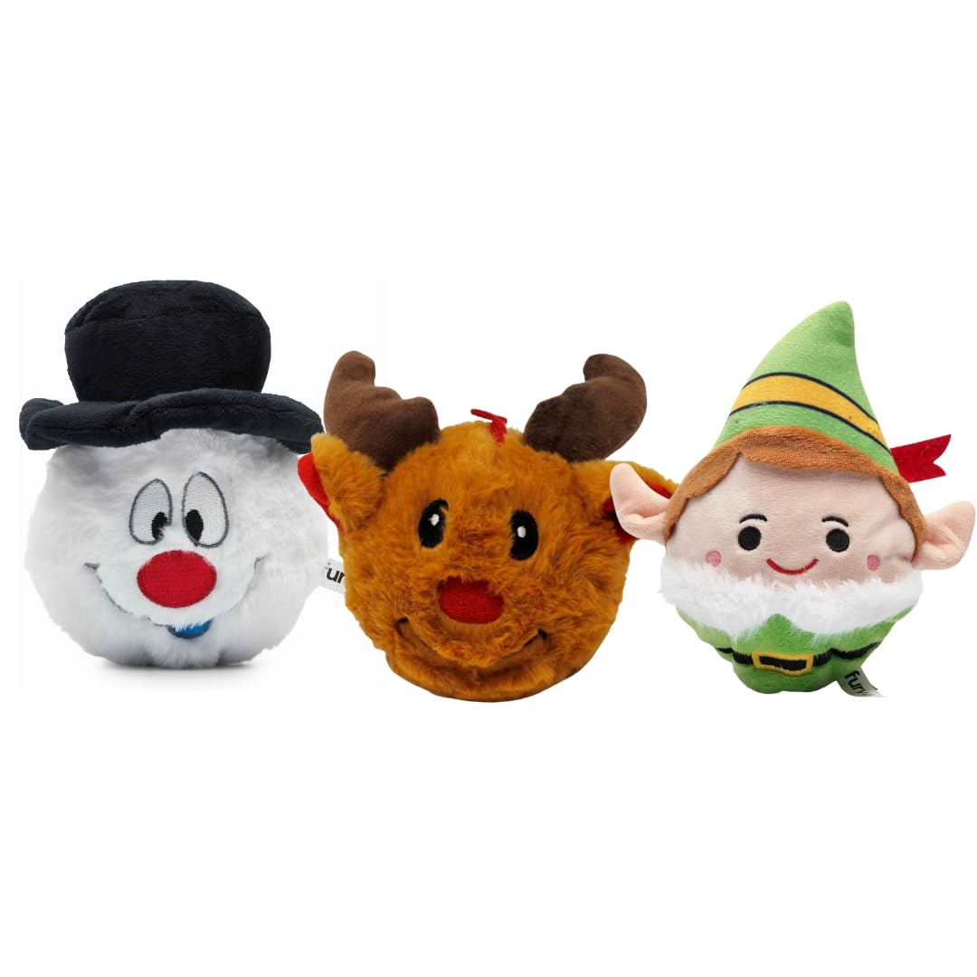 Flourish Pets 2 in 1 Multi-Layer Chew Toy for Active Dogs | Non-Toxic BPA Free Double Stitched Soft Fabric Exterior Dog Toys | Long-Lasting Dog Plush