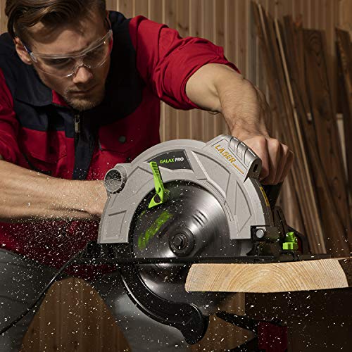 Handkreissäge, GALAX PRO Professional Kreissäge 2000W 5000RPM mit Laser maximale Schnitttiefe 85mm (90°) und 56mm (45… – Bild 5