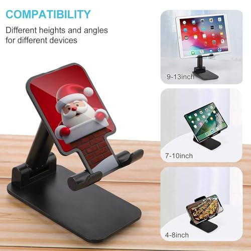 Support de téléphone réglable Père Noël support bureau pliable compatible iPhone 16 15 14 - 3