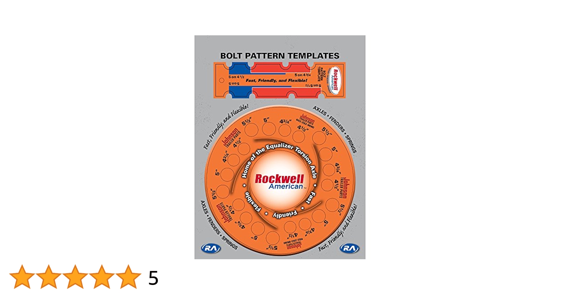 Johnson Trailer Parts 5 Lug Bolt Pattern Template, Lug Nuts - Amazon Canada johnson-trailer-parts-5-lug-bolt-pattern-template-lug-nuts-amazon-canada