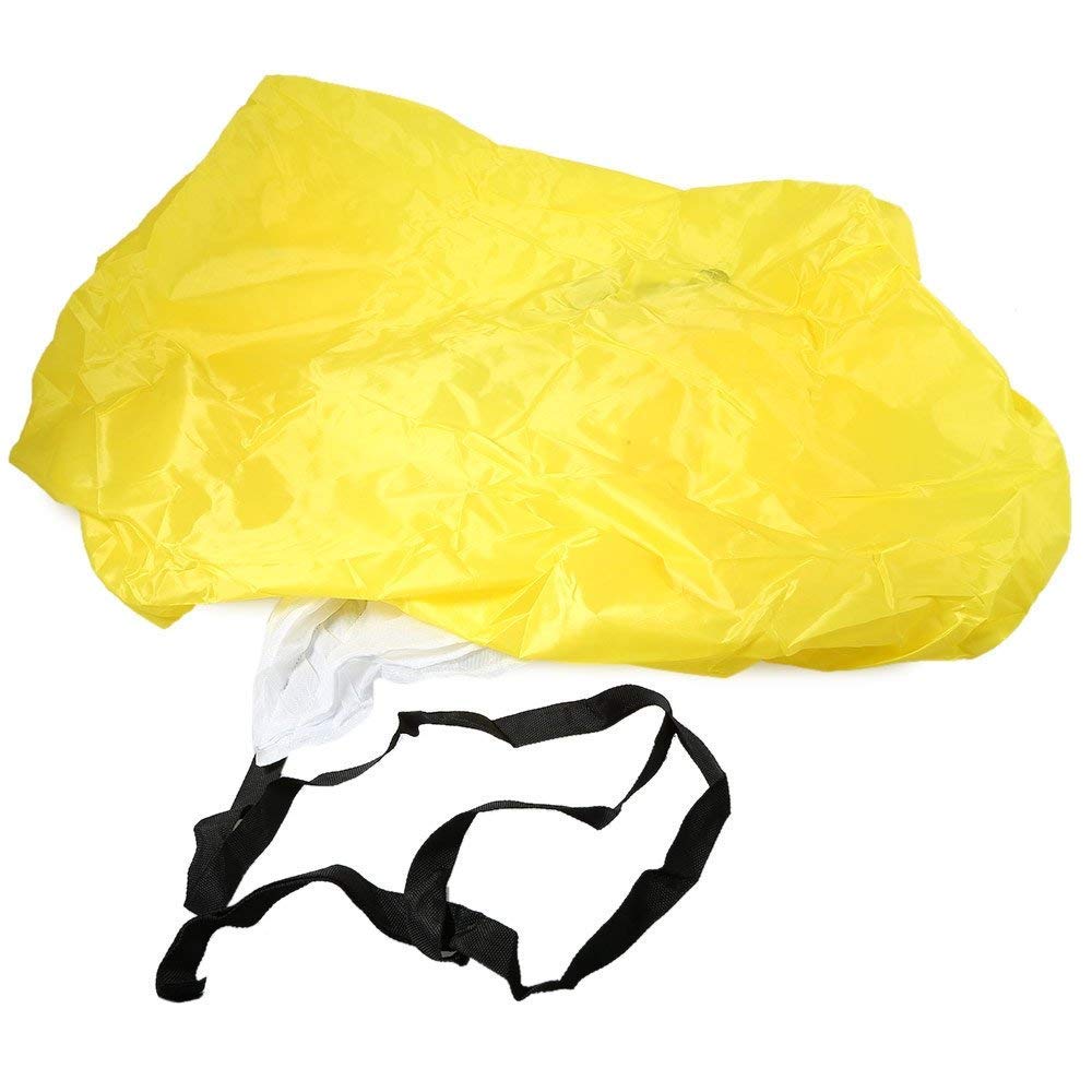 IRIS Fitness Speed Parachute Resistance Sprint Trainer - Helps Maximize Acceleration and Top Running Speed Through Resistance and Overspeed Training (Yellow) 1