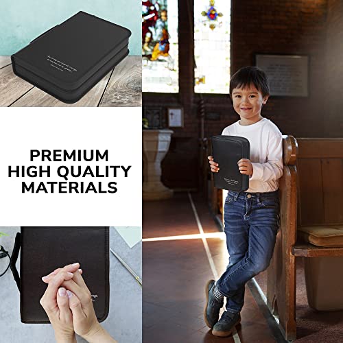 DEHITE Estojo de Capa de Bíblia para Mulheres e Homens – Bolsa de Transporte de Bíblia Tamanho Grand