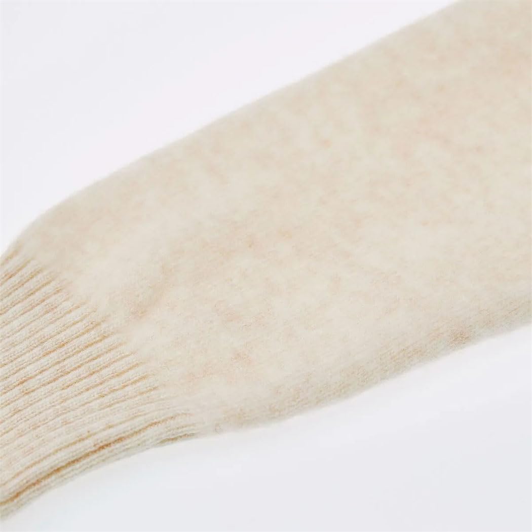 Haitpant Maglione da donna lavorato a maglia in cashmere 100% lana merino, dolcevita, maglione autunno inverno