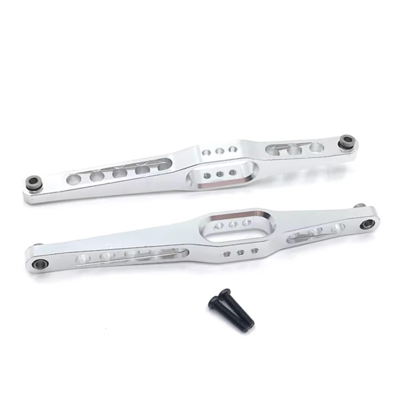 RC Car Accessories for Wltoys 12423 12427 12428 12429 Support After The Arm RC Car Remote Control Car Metal Upgrade Parts Accessories Replacement(Silver)