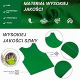 AUYAO 6 szt. Kamizelki dla dorosłych i dzieci, Team Training, oddychające siatka, bez rękawów, treningowe koszulki, nakładki na koszulki, szybkoschnące koszulki sportowe, kamizelka do ćwiczeń