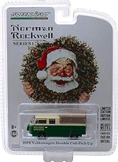 Greenlight 37150-F Norman Rockwell Delivery Vehicles Series 1 - 1978 Double Cab Pickup with Canopy 1/64 Scale