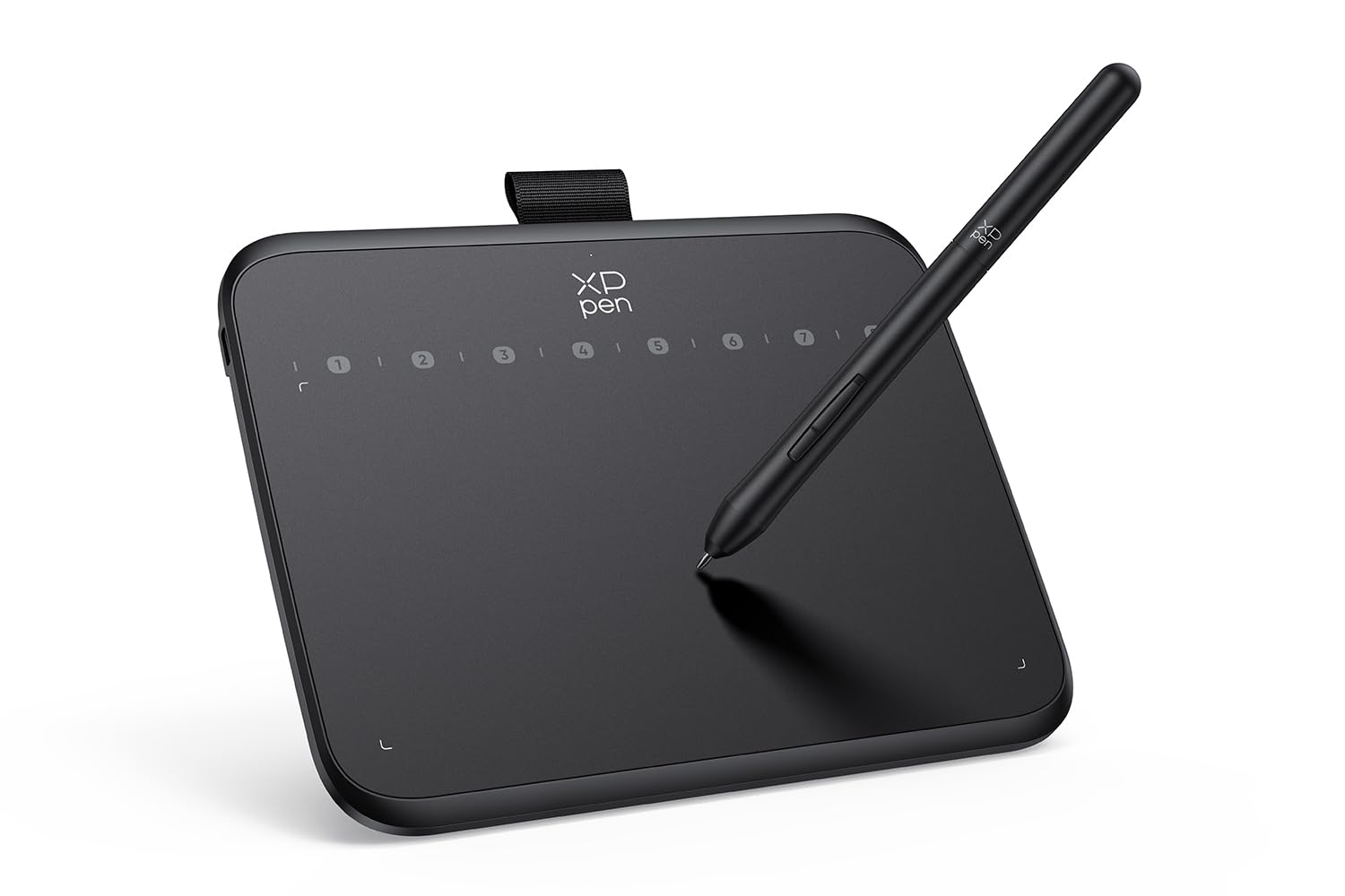XPPen Deco 640 Tableta Gráfica Portátil 16K Niveles Inclinación 60°, Tableta Gráfica Dibujo Digital para OSU Compatible con Windows, macOS, Android, Chrome OS, Linux, Área Activo 16 cm x 9 cm