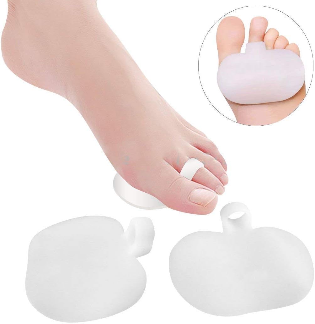 FootMatters Soft Silicone Gel Metatarsal Pad with Toe Loop - 2 Pairs