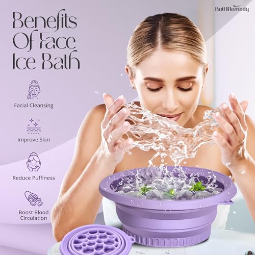 Image of Ice Face Bowl for Skin Care, Purple