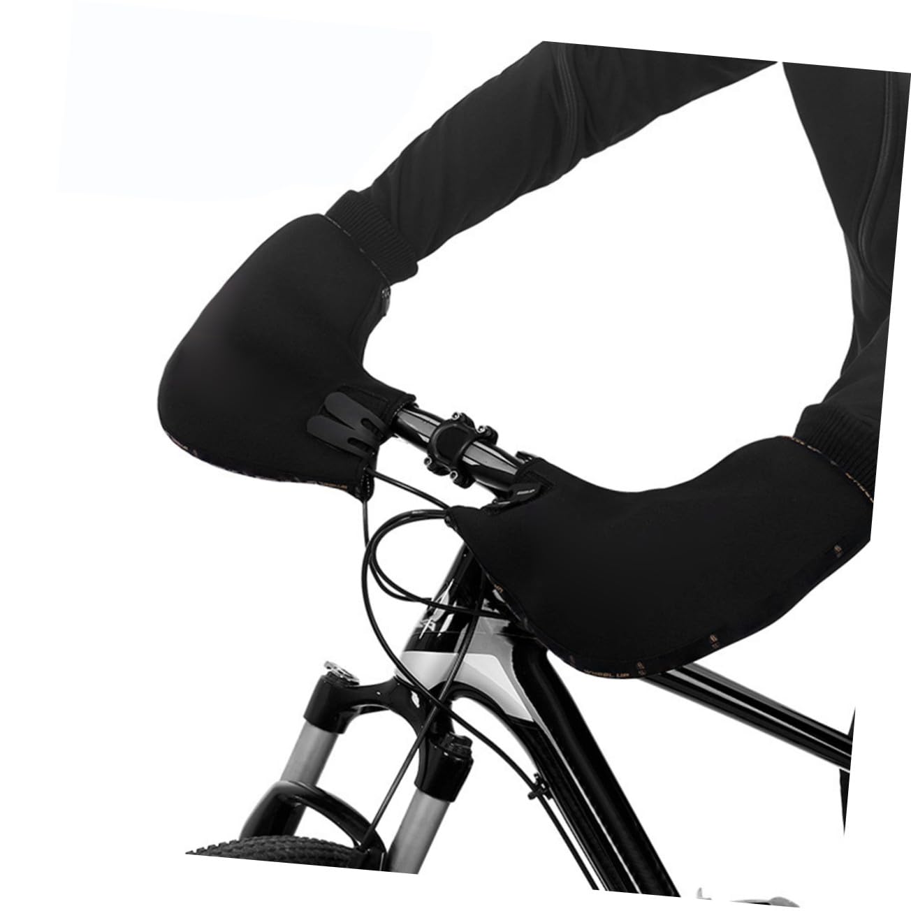 Alasum 1 Paar Winter Fahrradlenkerhandschuhe aus Neopren und Baumwolle Winddicht und Kältefest Geeignet für Mountainbikes und Scooter im Kalten Winter