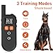 HOLIKLJY Dog Training Collar with Remote Control, 3 Training Modes, Control Range Up to 3,300 Feet, Suitable for All Models of Dogs, Long-Lasting Battery Life, IPX7 Waterproof Design (Black)