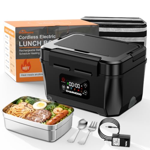 Cordless Electric Lunch Box for Adults, 24000mAh R...