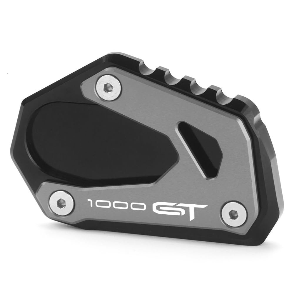 Modeer Per Suzuki GSX-S 1000GT 2022-2023 Moto CNC Supporto Piastra di estensione Cavalletto laterale Stand Pad gsxs 1000 gt gsxs1000gt accessori (grigio)