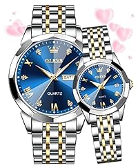 Gold&Blue-Couple Watches & Green Dial