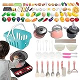 Spielküche für Kinder,110-teiliges Spielzeug Für Kinder Zum Kochen | Küchen Spielzeug für und Mädchen,für Klassenzimmer Reisen Vorschule Rollenspiel Party Kindergarten Kinderkrippe