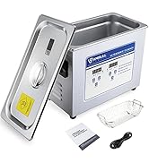 Anbull 4.5L/1.2Gal 180W Professional Ultrasonic Cleaner Machine with 304 Stainless Steel and Digi...