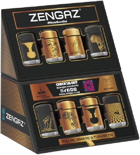 Mini Cube Display ZL 3 Mega Jet Flame - 16 pcs - Black is Gold