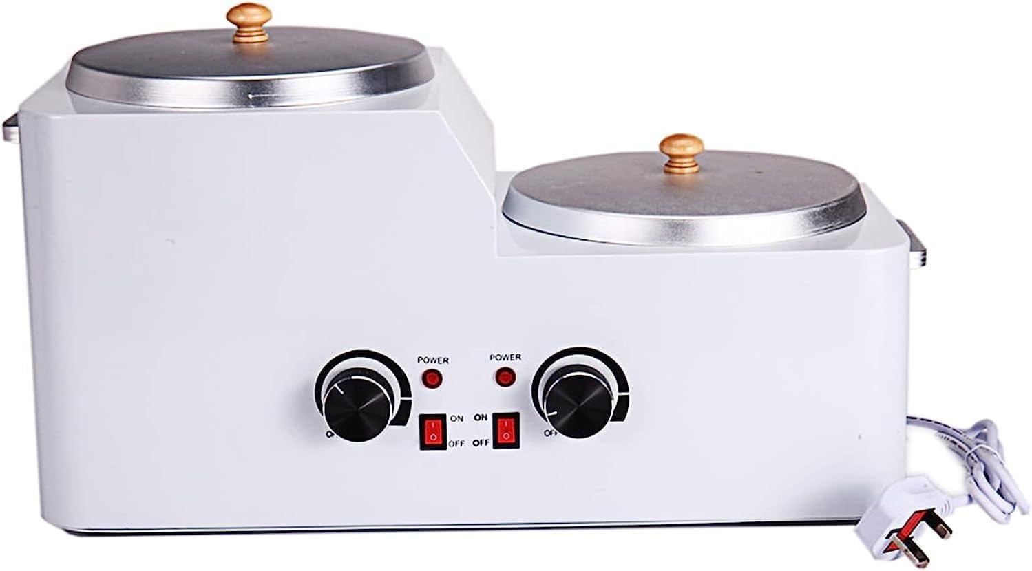 Calentador eléctrico de cera, olla doble de 9 L para derretir cera, máquina depilatoria profesional para depilación y cuidado de belleza de spa