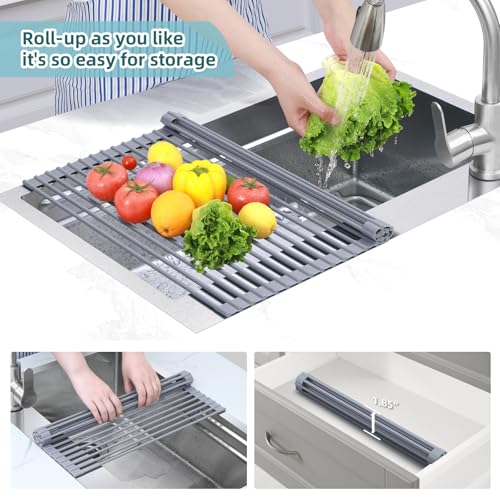 Best Stainless Steel Over The Sink Dish Drying Rack