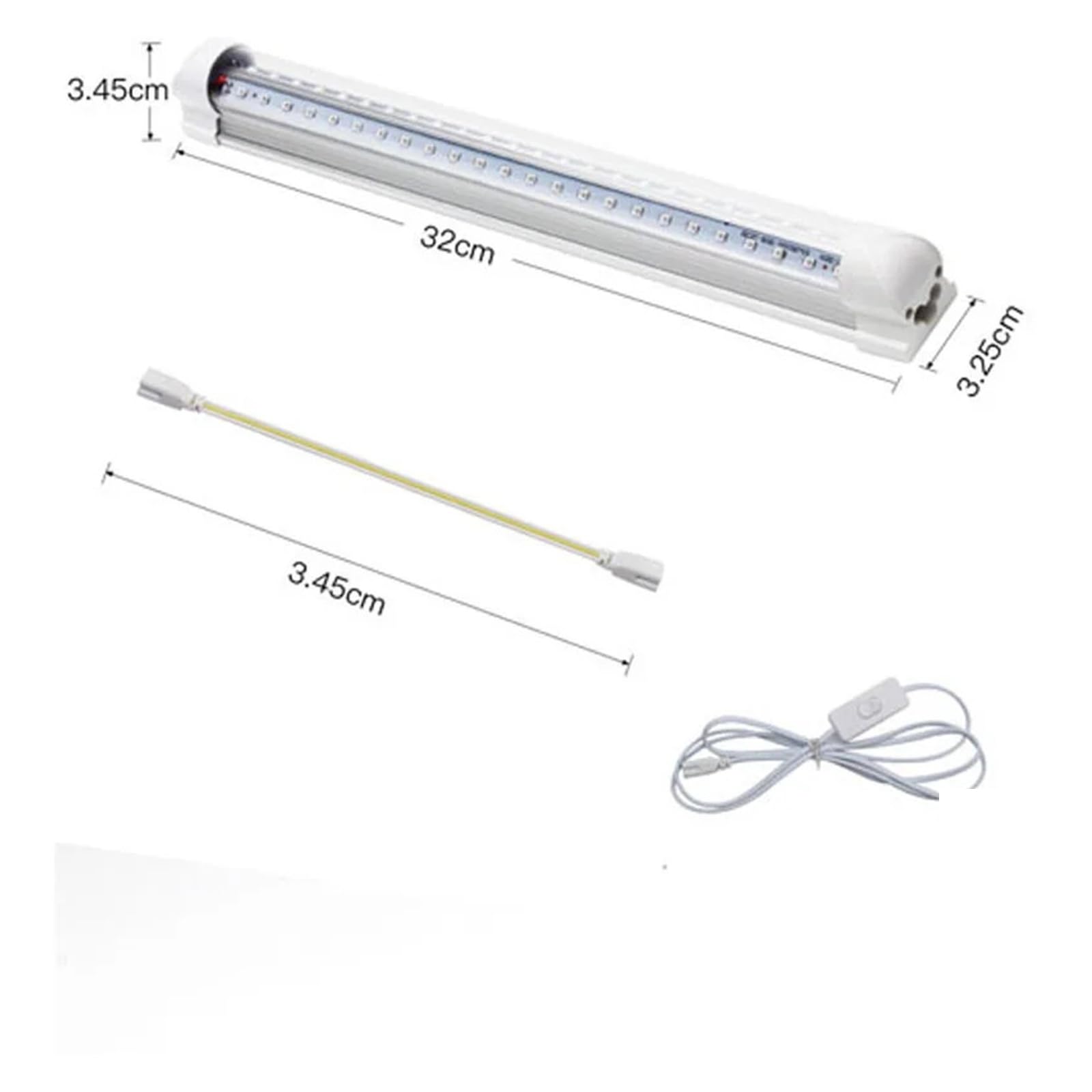 Lampe UV LED 10 W à polymérisation violette, 365 nm, 405 nm, 395 nm, détection fluorescente, sans ombre, for colle, huile verte et résine Avec une efficacité de durcissement élevée(White_365nm)
