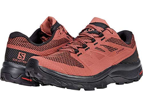 Salomon Outline Gore-Tex (wasserdicht) Damen Trekking- & Wanderschuhe, Rot...