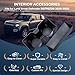 KATORN Cup Holder Insert & Wireless Charging Protective Mat for Land Rover Defender 90/110/130 2026 2025, Interior Accessories Car Cup Holder & Wireless Charger Cover Pad for 2025-2026 Defender, Black