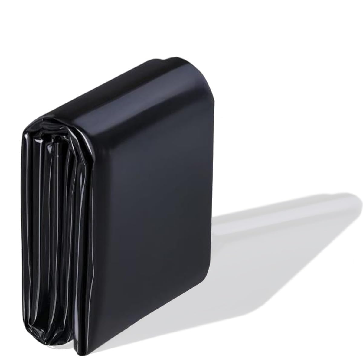 Bâche de bassin flexible noire imperméable 7x10m pour jardins aquatiques extérieurs